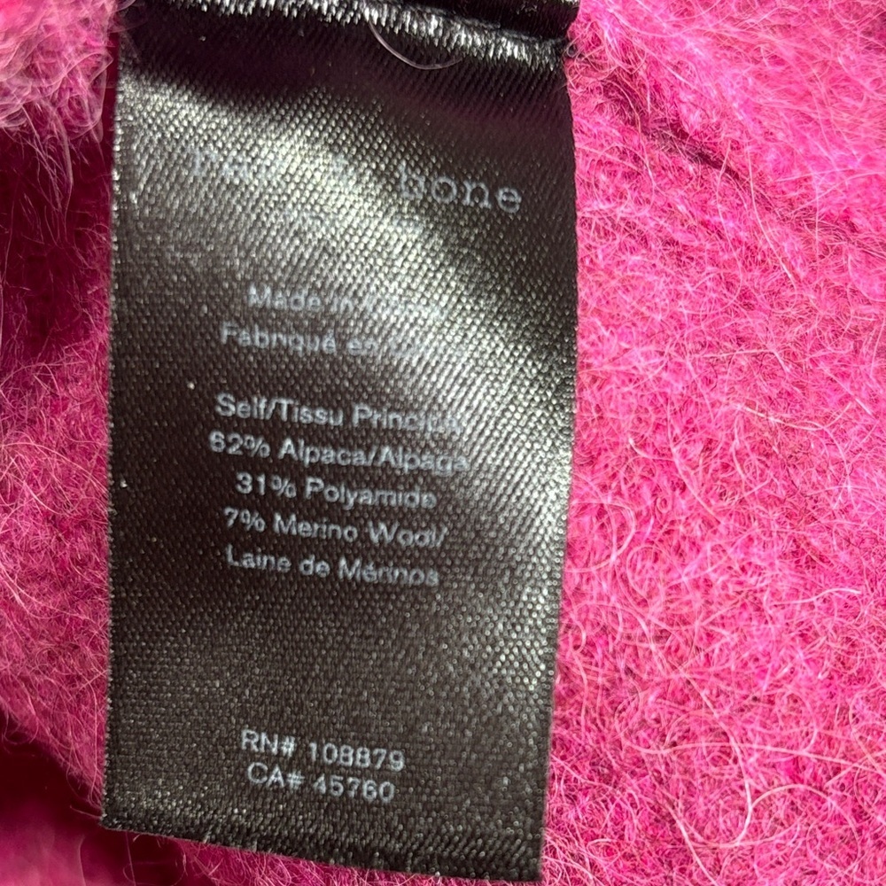 rag & bone - Arnie Alpaca-Blend Sweater - Pink - Picture 5 of 8